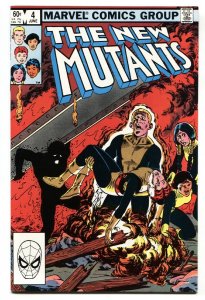 The New Mutants #4 comic book  1983- Marvel High Grade