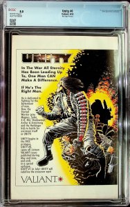 Unity #0 Red Incentive Edition (1992) - CGC 8.0 - Cert#4371919001