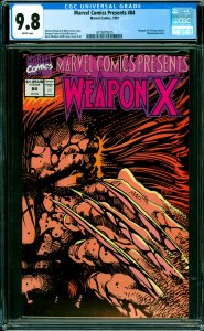 Marvel Comics Presents #84 CGC Graded 9.8 Weapon X & Firestar stories.