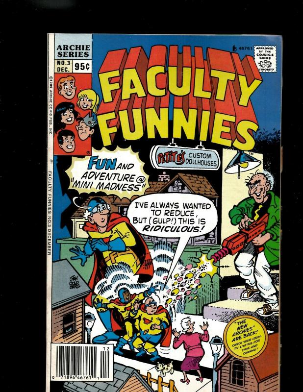 Lot Of 11 Mixed Archie Comics Faculty Funnies, R/C Adventures, 3000 WS7