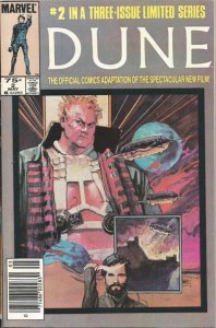 Dune #2 (Newsstand) FN ; Marvel | Bill Sienkiewicz Movie Adaptation