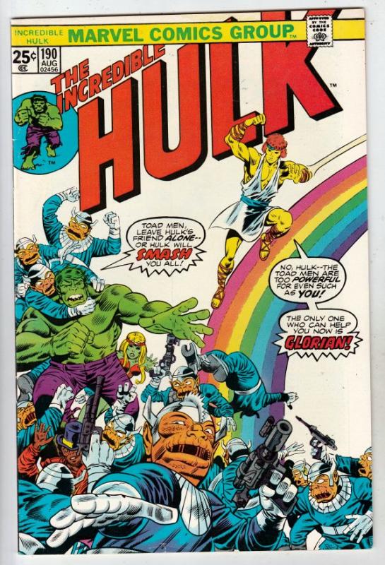 Incredible Hulk #190 (Aug-75) NM- High-Grade Hulk