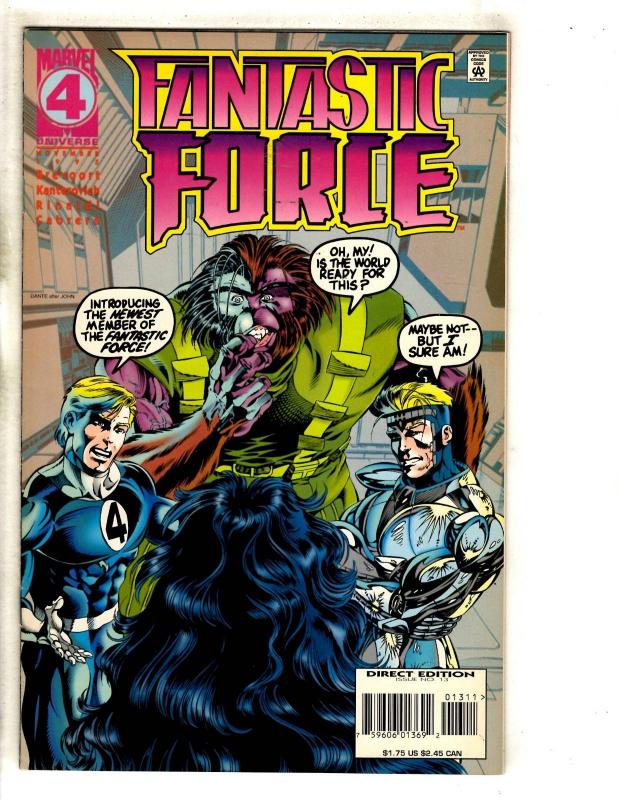 Lot Of 9 Fantastic Force Marvel Comic Books # 11 12 13 14 15 16 17 18 5 FF DB5