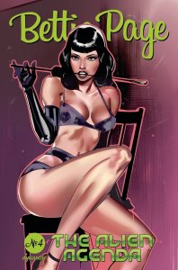 Bettie Page Alien Agenda #4 Cover M FOC Celor Variant Dynamite 2022 EB259