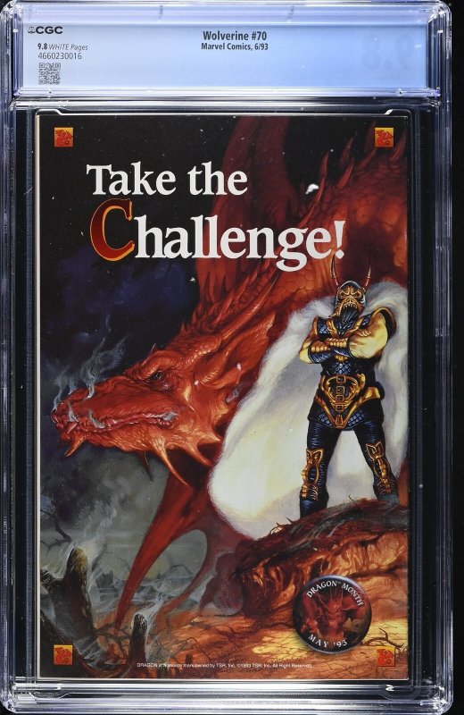 Wolverine #70 (6/93) Graded CGC 9.8