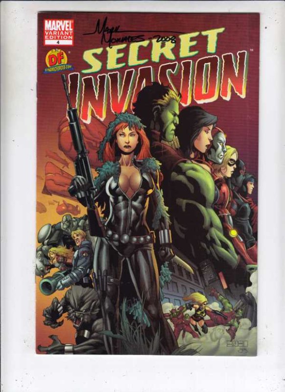 Secret Invasion Signed Dynamic Forces #4 (Sep-09) NM+ Super-High-Grade Iron Man!
