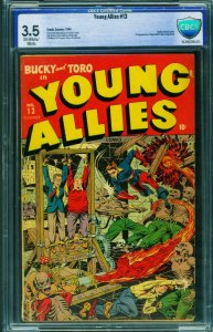 Young Allies #13 1944 CBCS 3.5-Child Torture-Horror-Timely-Zombies