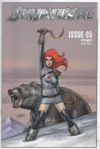 SONJAVERSAL #5 B, VF+, Femme fatale, Linsner, Sonja, 2021, more in store