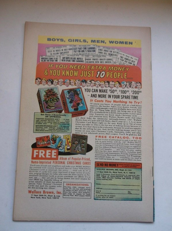 CHARLTON: BLUE BEETLE #4, QUESTION BACKUP STORY, ALL STEVE DITKO, 1967, VF (8.0)