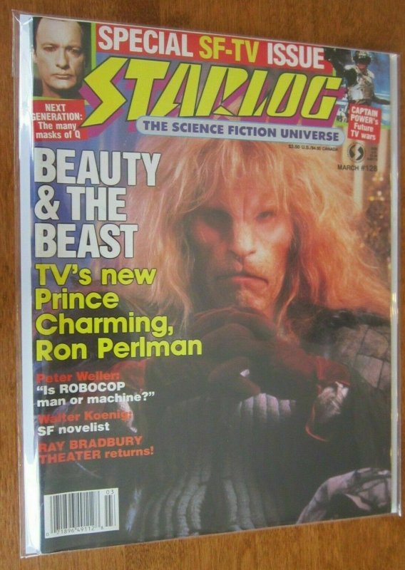 Starlog #128 Beauty and the Beast 8.0 VF (1988) 