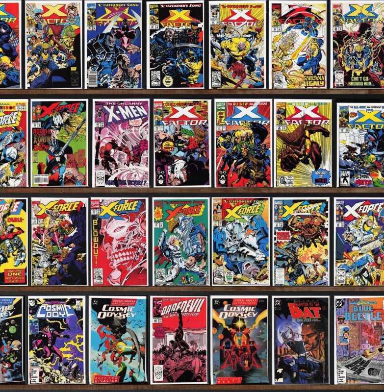 Huge Lot 130+ Comics with X-Factor, X-Force, Checkmate, Doom 2099 & More!