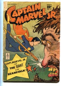 Captain Marvel Jr. #47  1947 - Fawcett  -G - Comic Book