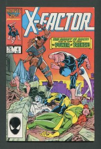 X-Factor #4 /  9.0 VFN/NM  May 1986 (B)