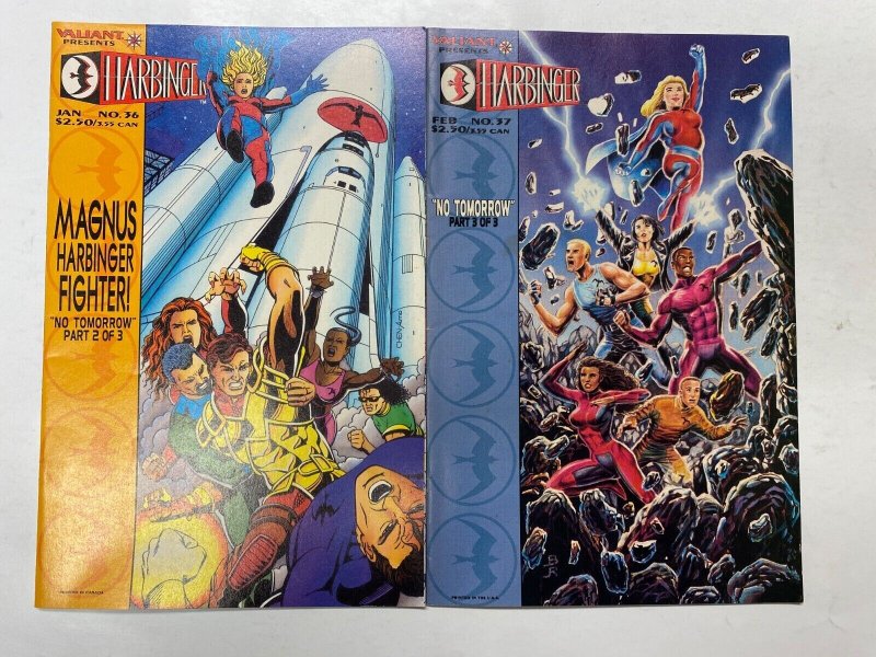 5 Harbinger VALIANT comic books #34 35 36 37 38 57 KM32