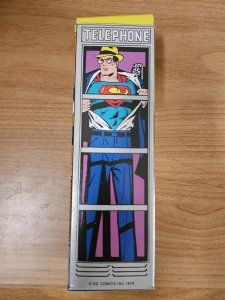 Vintage Avon 1976 Superman Hair Brush New in Telephone Booth Style Box 