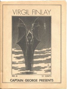 CAPTAIN GEORGE PRESENTS #41---1969--VRGIL FINLAY & HANNES BOK PULP ART FANZINE