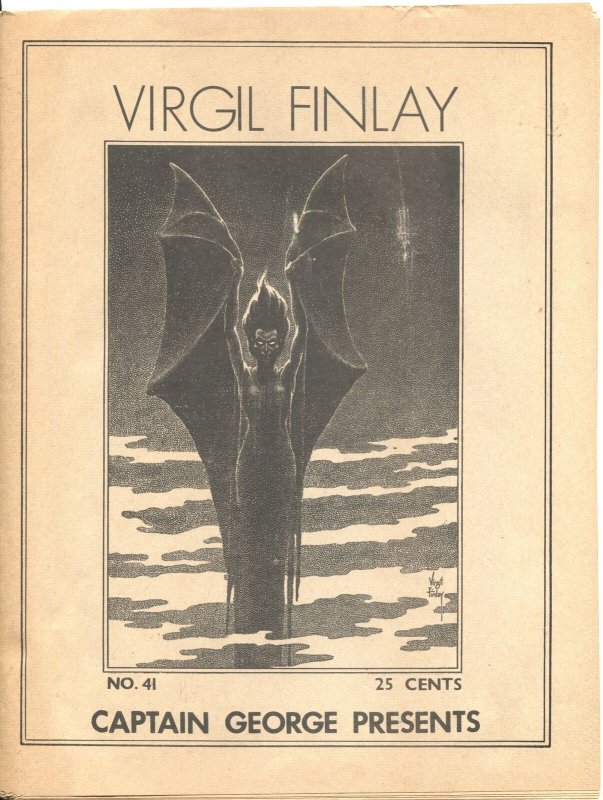 CAPTAIN GEORGE PRESENTS #41---1969--VRGIL FINLAY & HANNES BOK PULP ART FANZINE