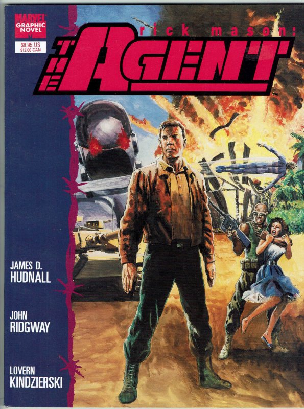 Marvel Graphic Novel #57 Rick Mason, The Agent #1 Black Widow Movie NM-