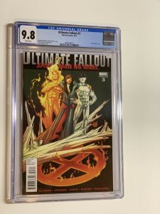 Ultimate Fallout 3 cgc 9.8 wp marvel 2011