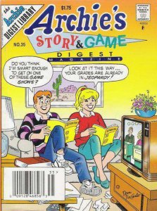 Archie's Story And Game Digest Magazine #35 (Newsstand) VF ; Archie | Jeopardy