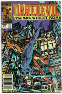DAREDEVIL#217 VF/NM 1986 NEWSTAND EDITION MARVEL COMICS 