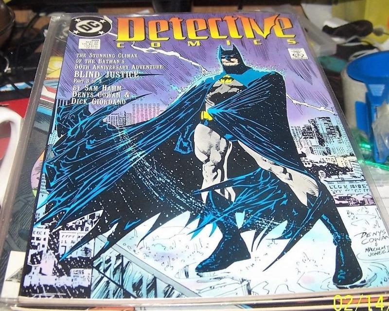 DETECTIVE COMICS  # 600 BATMAN  1989  blind justice pt 3 dc 50th anniversary iss