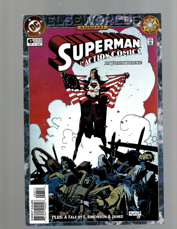 Lot of 13 Superman Annual DC Comic Books #1 2 3 4 5 6 7 8 9 10 11 12 13 GK44