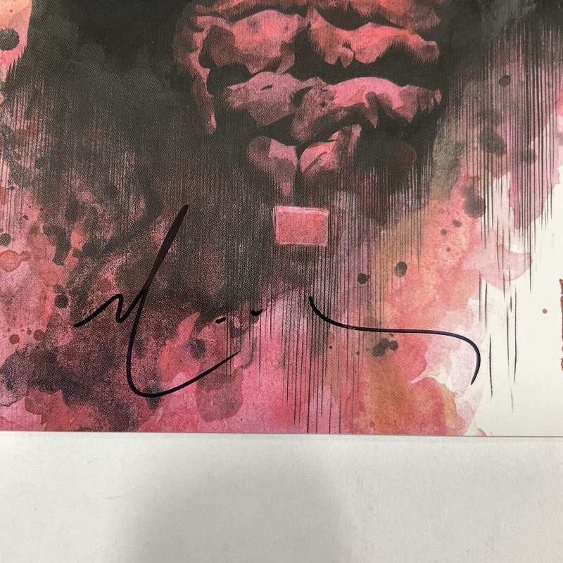 MARVEL MASTER PRINTS DAREDEVIL NY DAVID MACK SIGNED 2001