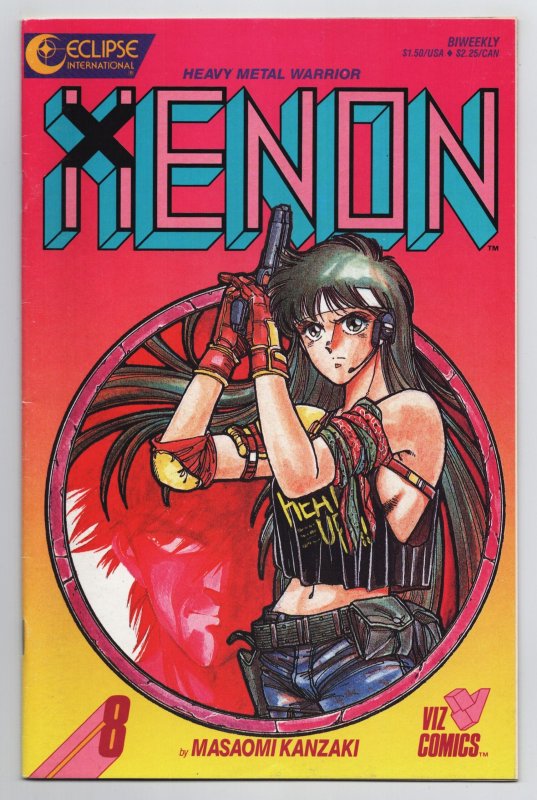 Xenon Heavy Metal Warrior #8 (Eclipse, 1988) FN