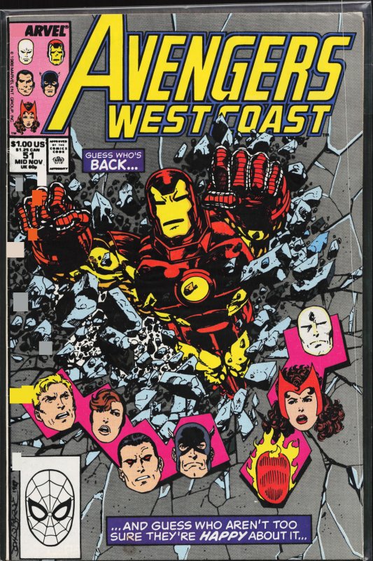 Avengers West Coast #51 (1989) West Coast Avengers / Avengers West Coast