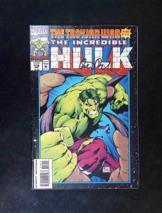 Incredible Hulk #416  MARVEL Comics 1994 VF+  Signed By Peter David