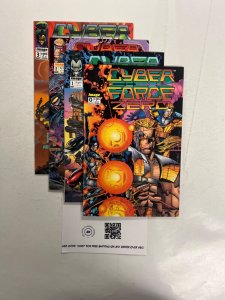 4 Cyber Force Image Comic Books # 0 1 2 3 36 JS70