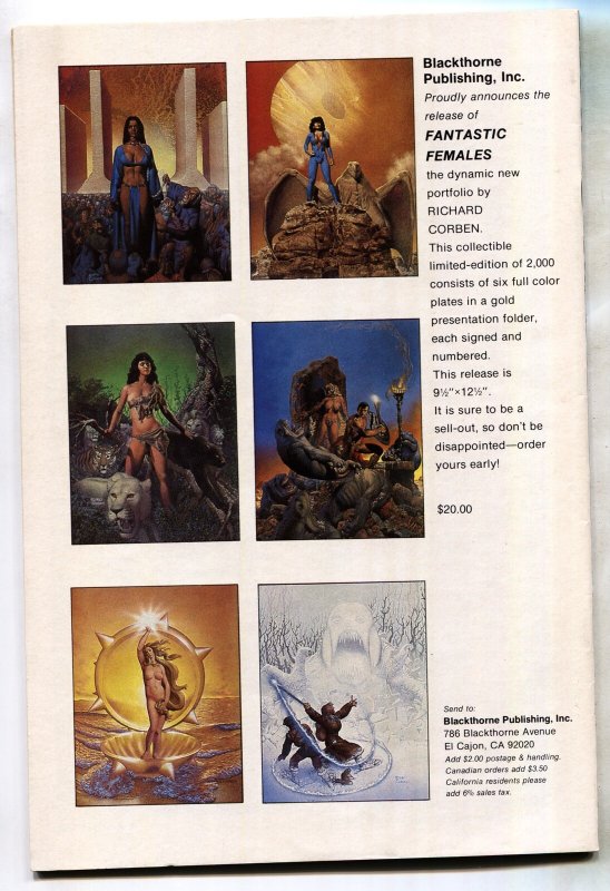 Sheena Queen of The Jungle 3-D #1--1985--Blackthorn--Dave Stevens--comic book