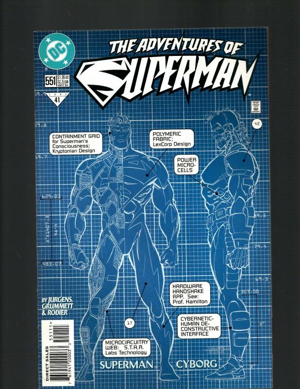 12 Superman DC Comics # 542 543 544 545 546 547 548 549 550 551 552 553 J408