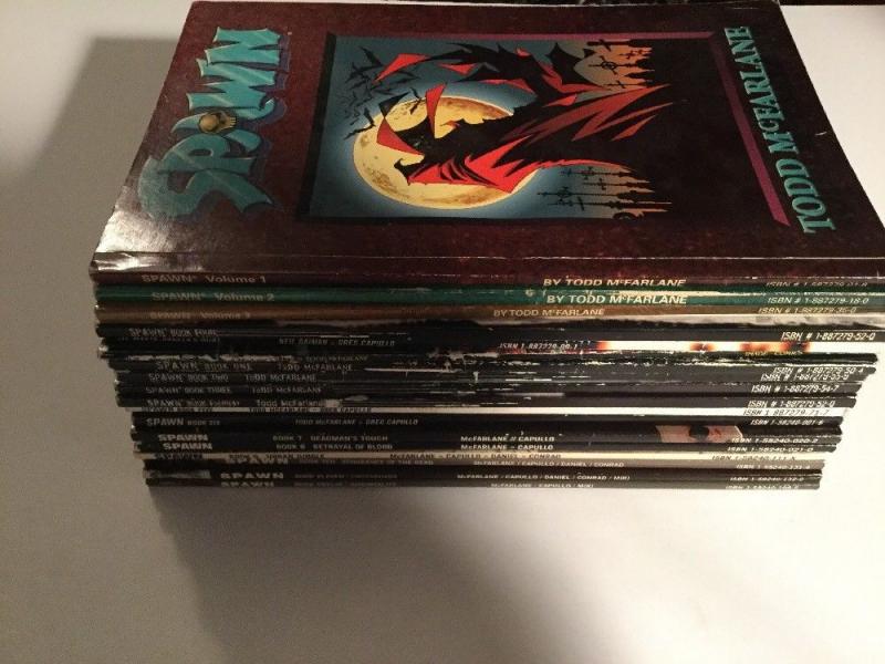 Spawn 18 Book Tpb Lot Fn-Vf Fine-Very Fine Image Comics