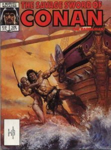 Savage Sword of Conan #129 FN; Marvel | save on shipping - details inside