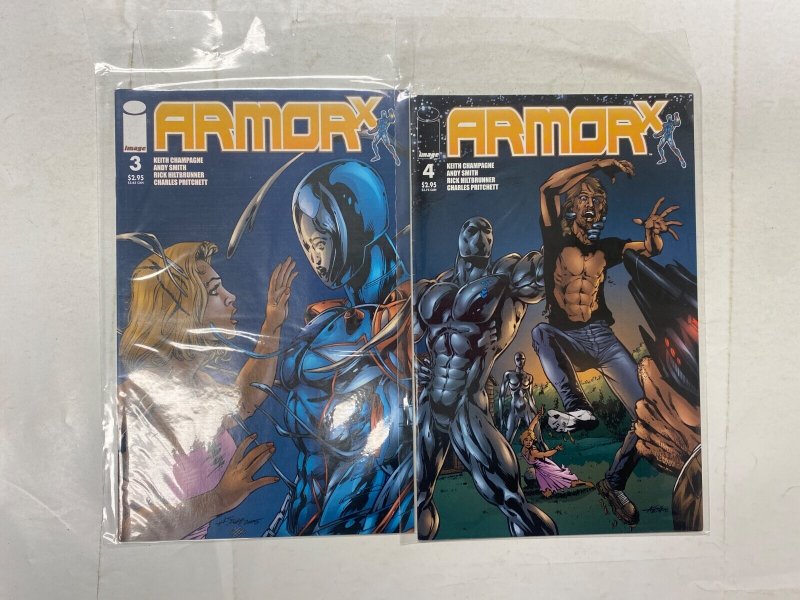 4 Armor X IMAGE comic book #1 2 3 4 45 KM42