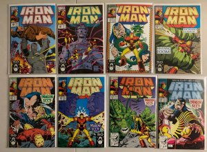 Iron Man lot #236-280 + 3 Annuals Marvel (average 6.0 FN) 48 diff (1988 to 1992)