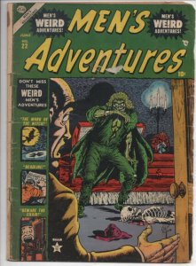 MEN'S ADVENTURES #22, FR, Golden Age, Horror 1953, Pre Code, Atlas