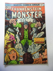 The Frankenstein Monster #12 (1974) FN Condition MVS Intact