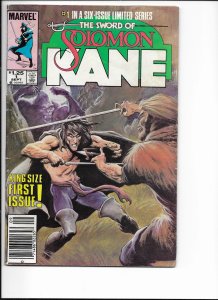 The Sword of Solomon Kane #1 Newsstand Edition (1985)
