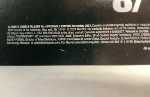 Ultimate Fallout #4 Facsimile Edition Cover (2011)