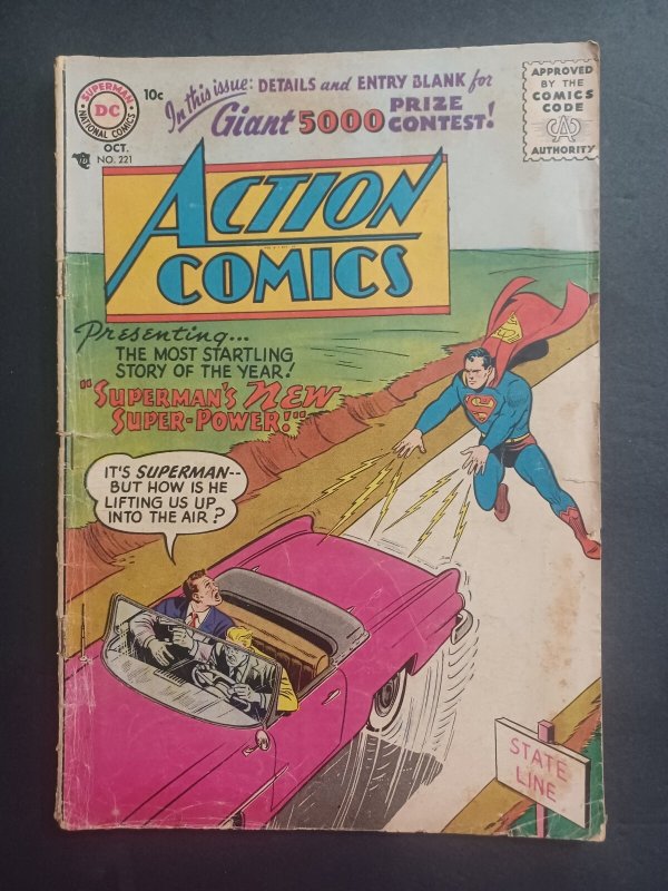 Action Comics #221 - Superman - 1956 - GD+