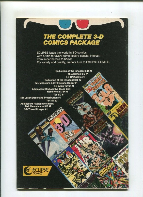 3D THREE STOOGES #1 (9.2) WITH GLASSES 1986