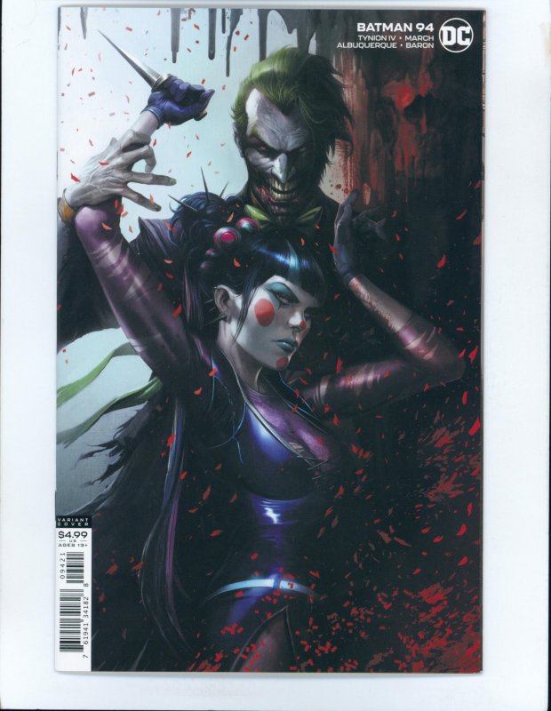 Batman #94 Francesco Mattina Variant featuring The Joker & Punchline