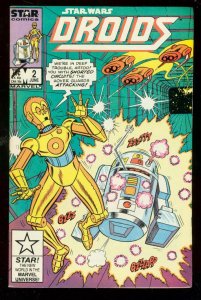 DROIDS #2 1986-STAR WARS-MARVEL COMICS-ROMITA ROBOTS FN