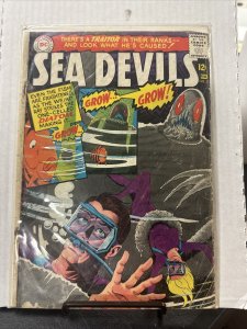 Sea Devils #27 FN/VF 7.0 White Pages Menace of the Micro-Monsters! DC Comics