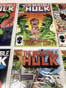 The Incredible Hulk (1986) Set Issue # 314-319 • Marvel Comics • Bruce Baner •