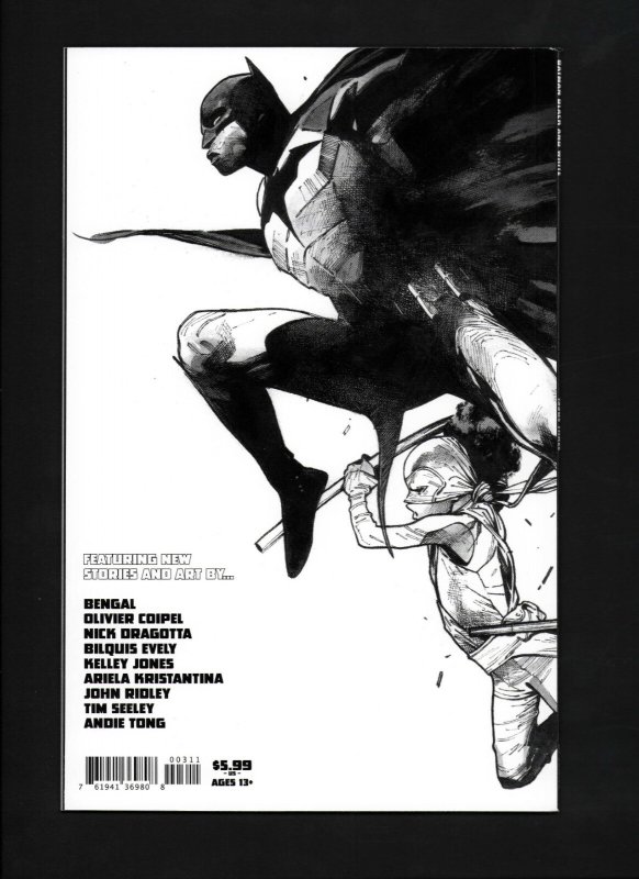 BATMAN BLACK AND WHITE #3 TPB - DC Comics (9.2OB) 2021