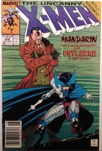 The Uncanny X-Men #256 Newsstand (1989)